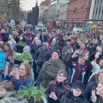 Freedom Protest in Belfast Yesterday over Mandates & restrictions