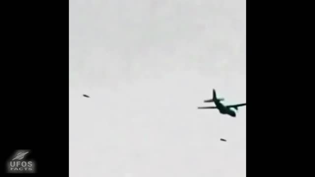 UFOs following military aircraft