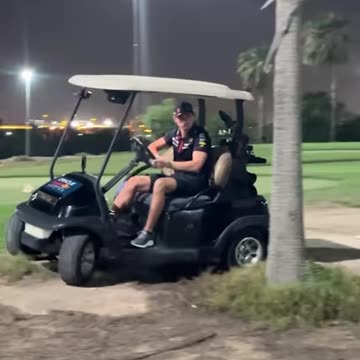 Brb just taking the golf buggy for a spin ⛳️ ⏮️ Qatar 2023 #F1 #RedBullRacing #QatarGP