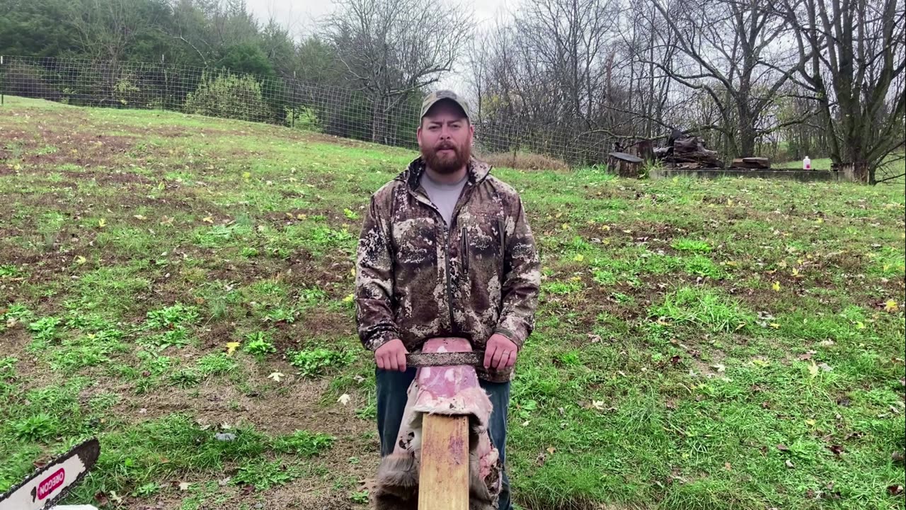 Tanning A Deer Hide Part 1: fleshing the hide