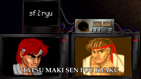 RYU STREET FIGHTER / STREET FIGHTER II VOICE COMPARISON