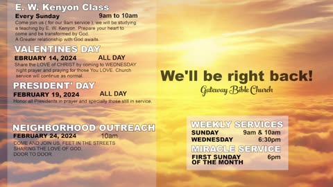 The Name (Pastor Tony Frazee) Gateway Bible Church 10am 2024-02-11