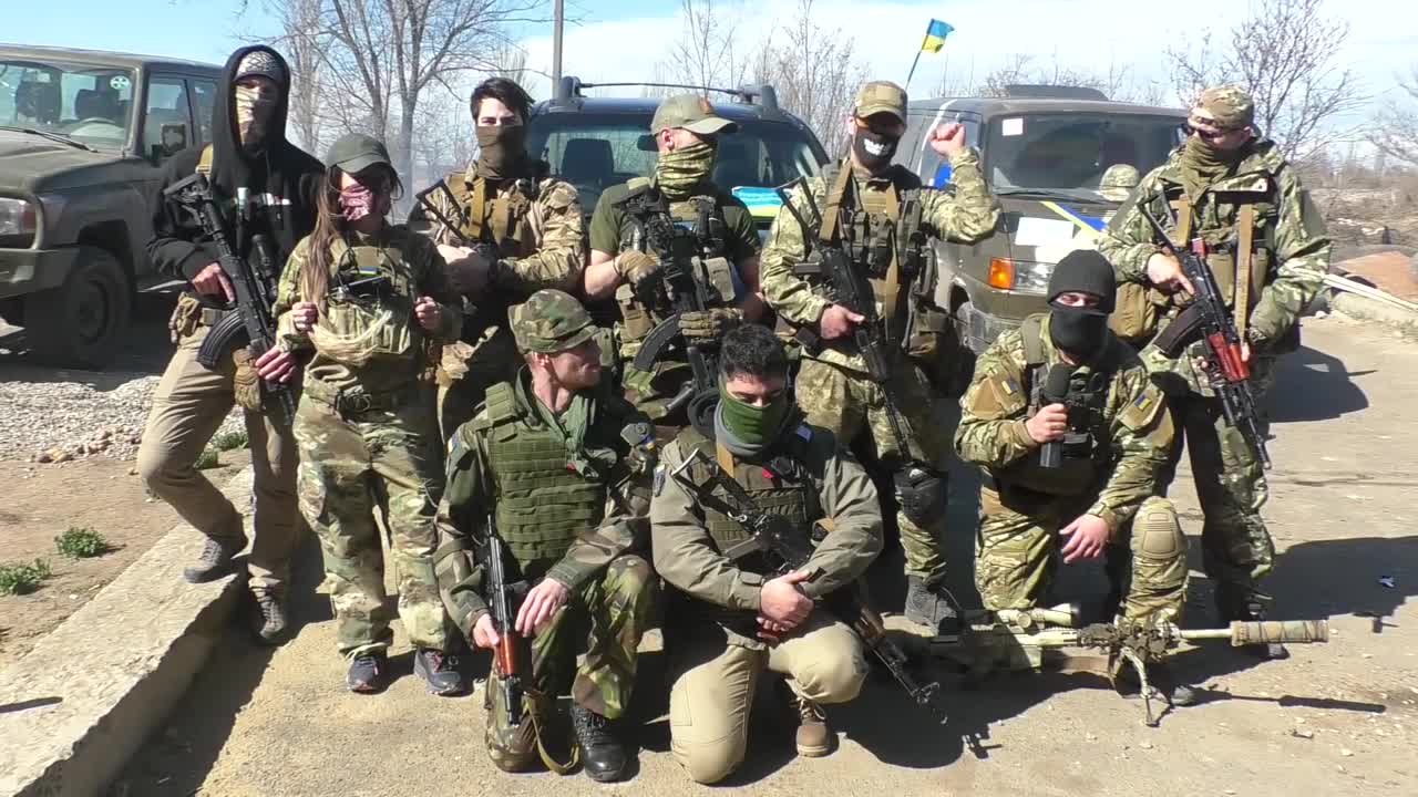 Address of foreign marines joined Ukrainian army: Russian pigs, keep coming, we'll keep killing you!