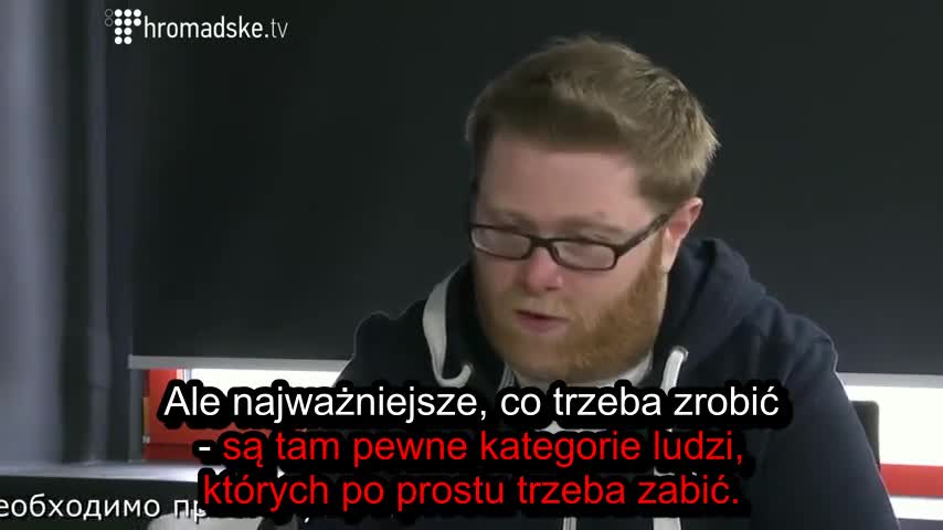 Dziennikarz Ukraiński o ludności rosyjskiej na zachodniej uKrainie.