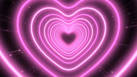 384. Animated Video💖Pink Heart Background Heart