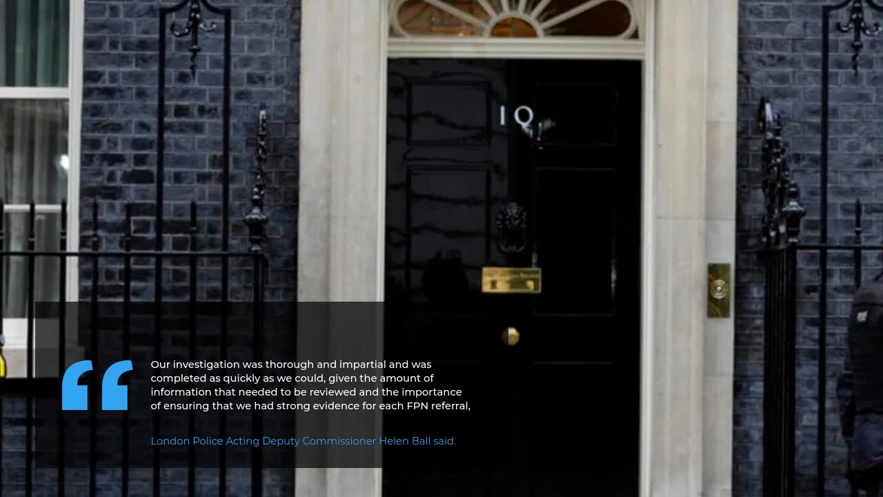 UK police issue 126 fines as Downing Street 'partygate' inquiry ends