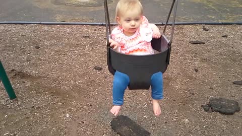 Haley swinging