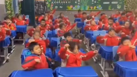 Chinese Classroom Keeping The Kids Awake