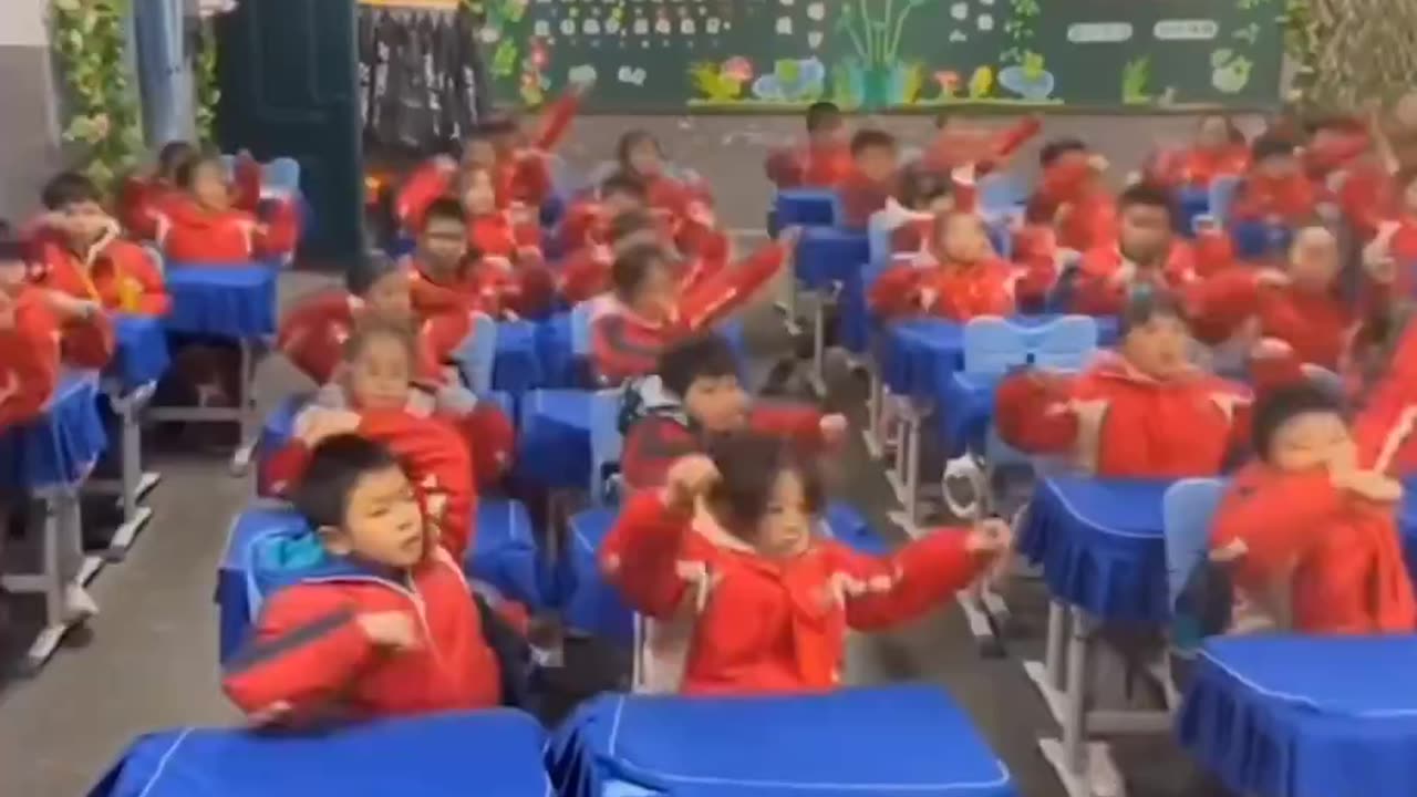 Chinese Classroom Keeping The Kids Awake