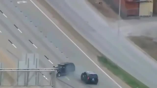 High Speed PIT MOVE Send SUV Rolling During Police Chase