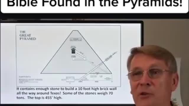 Amazing evidence of the Bible found in the Pyramids (2 min clip)