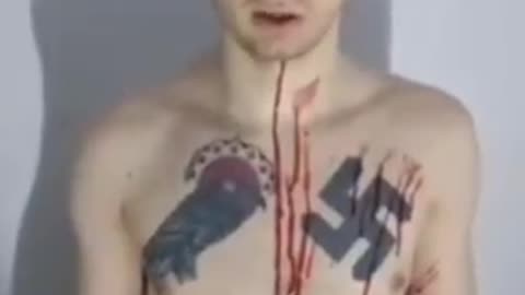 Another captured Ukrainian military nazi. Listen to him say “glory to Russia”