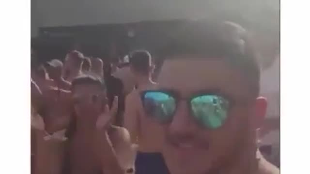 kissing prank at a party