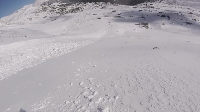 Skier Escapes Early Season Avalanche