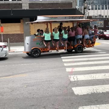 Pedal Tavern - Lower Broadway, Nashville, Tennessee.