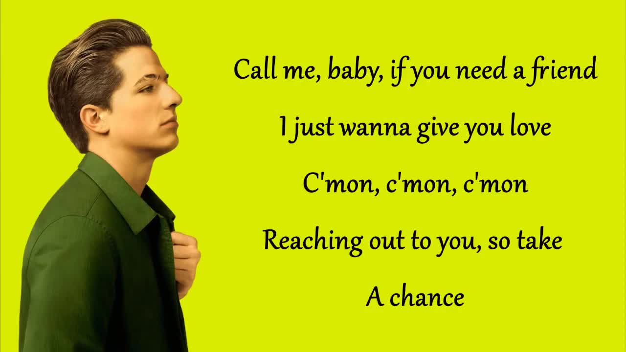 One Call Away - Charlie Puth (Lyrics)