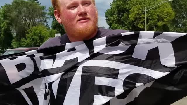 Rocks, Cows & Rodeos Protest: Wadena, MN. BLM Black Lives Matter Shows up and debates, hilarious.