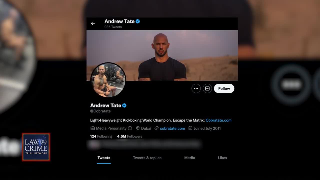 Andrew Tate Accused of Sending Disturbing Texts, Voice Messages to Accusers