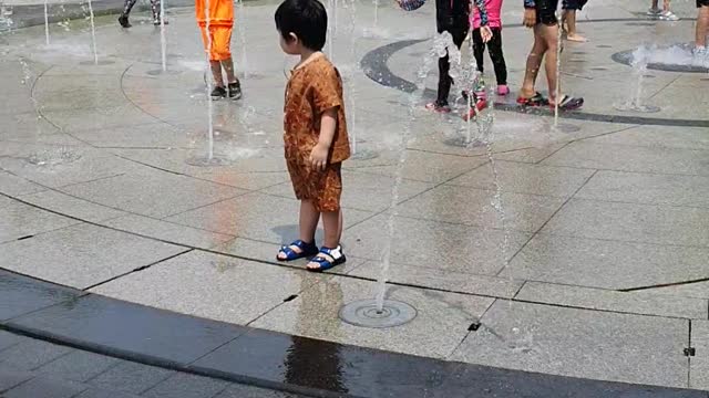 Children's water play