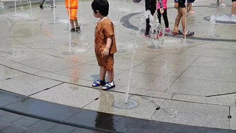 Children's water play