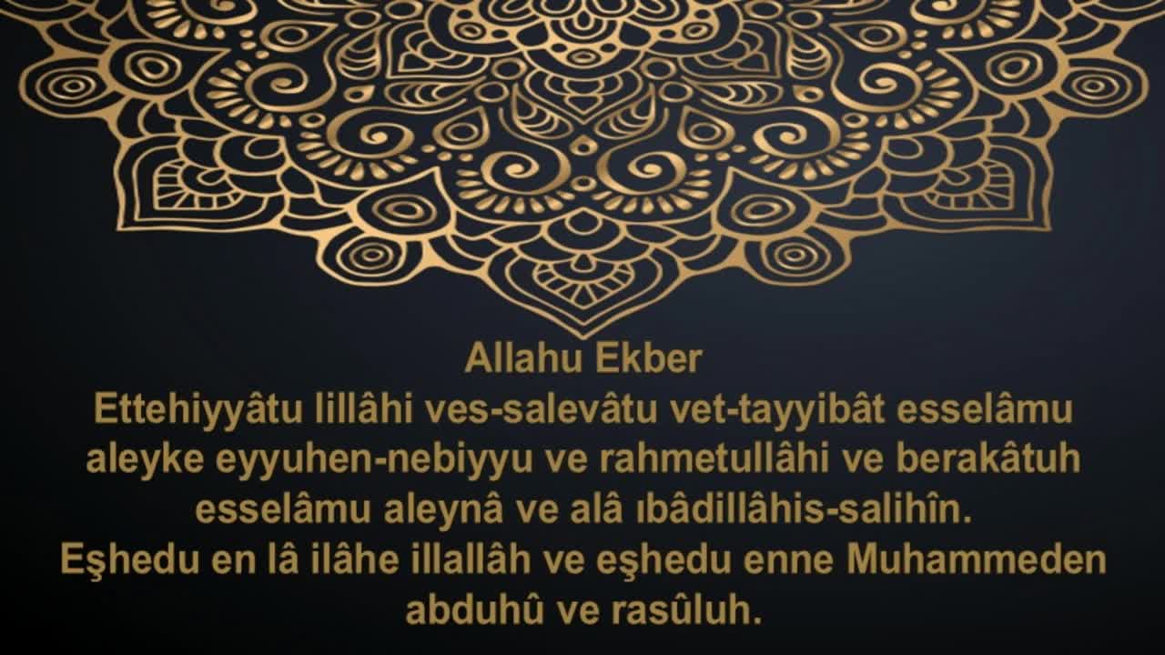 Ettehiyyatu Prayer - Repeated 100 Times to Memorize