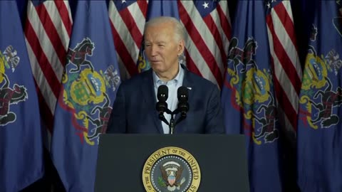 President Joe Biden Trashes Trump In Scranton - Full Speech