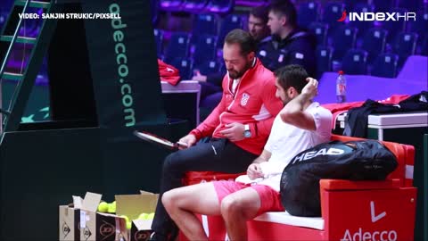 Hrvatski tenisači odradili trening uoči finala Davis Cupa