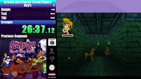 Scoobd-Doo Classic creep caper (SpeedRun) 1st attempt