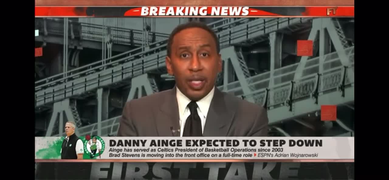 Stephen a smith(Goes on crazy rant)storms off set