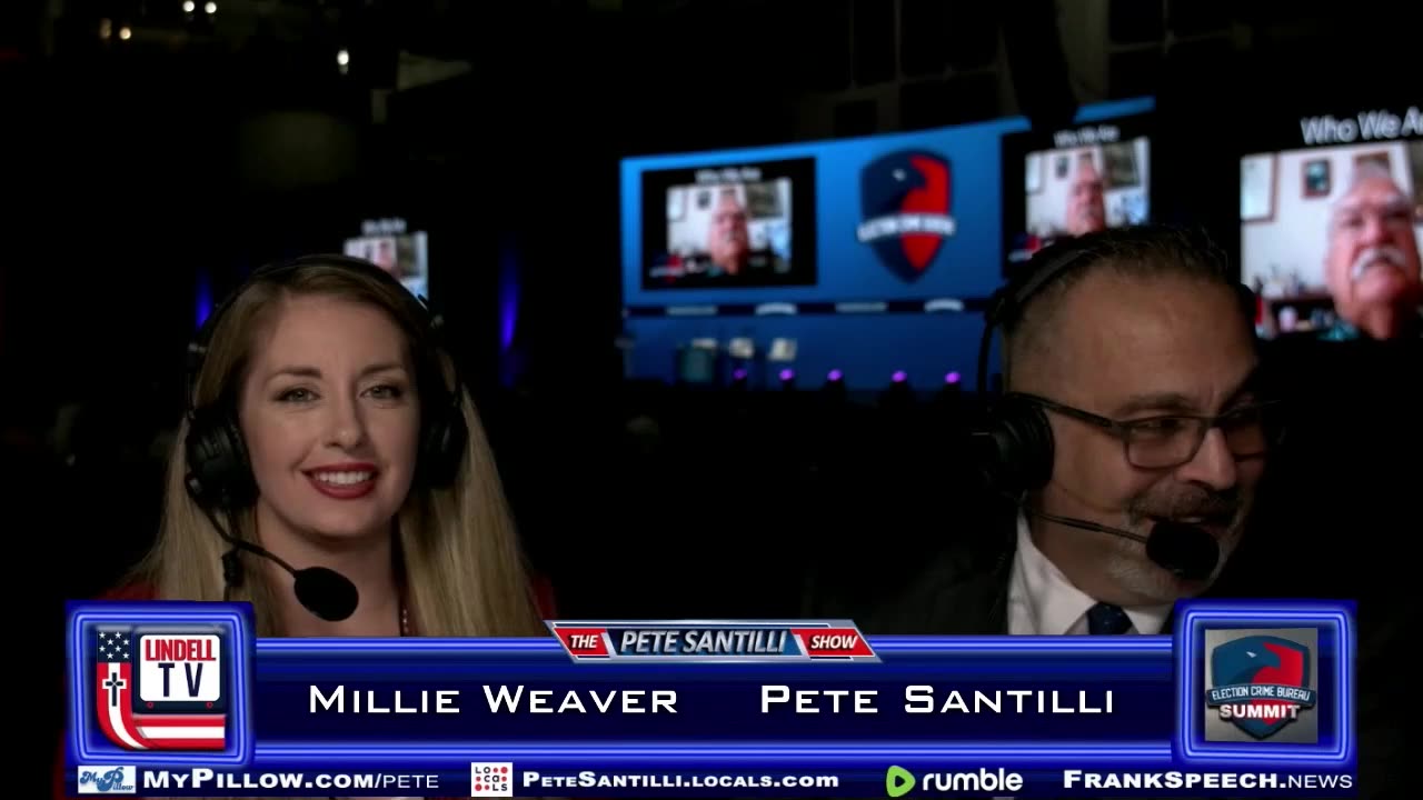 MILLIE WEAVER STOPS BY THE LINDELL TV DESK WITH PETE SANTILLI