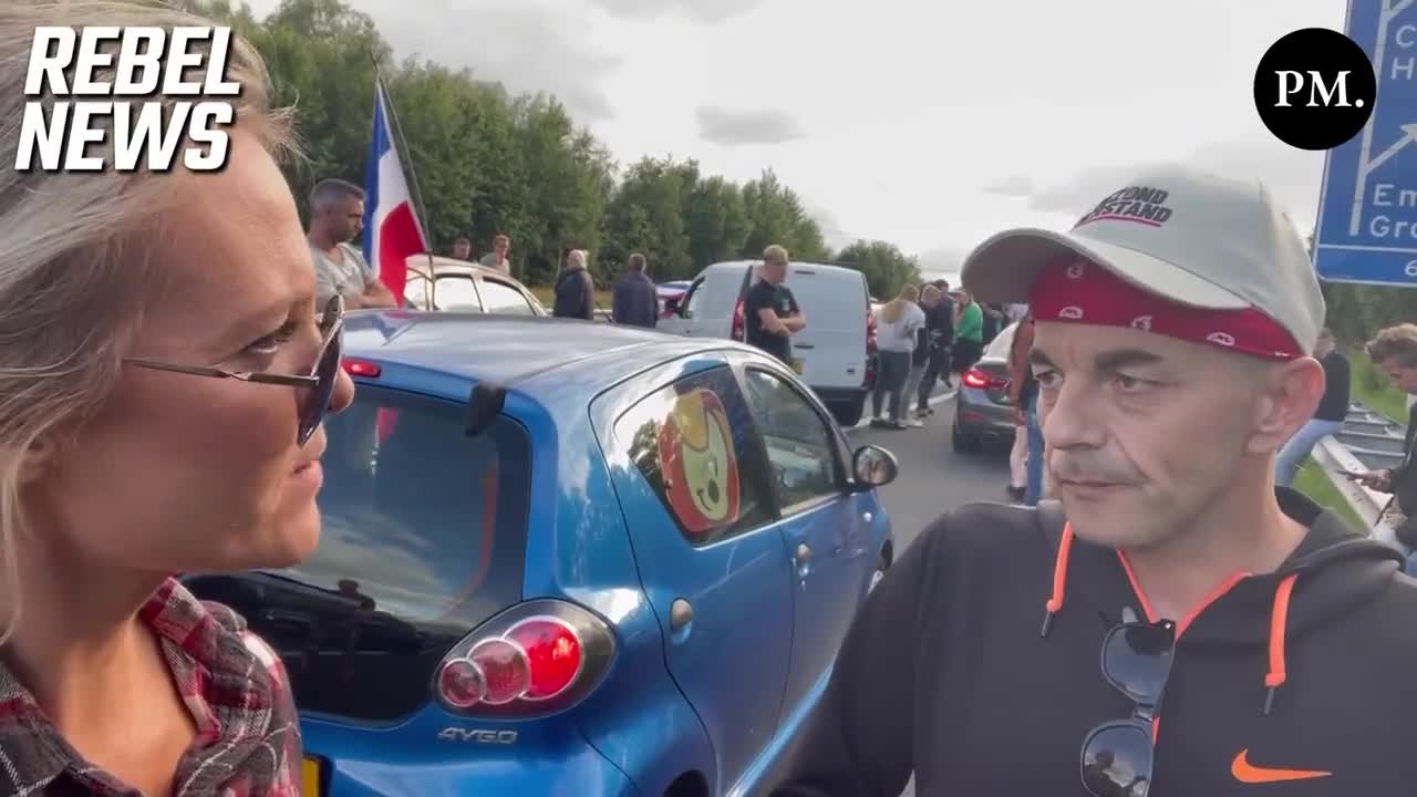 Dutch Farmers BLOCK Roadways Headed Into Germany, Protest for the Children and the Future of Farming