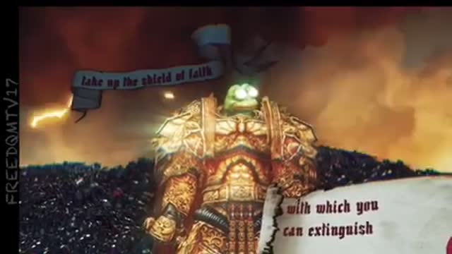 Trust you and God, put on the Armor and prepare for war