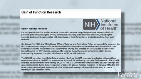 Military Documents About Gain of Function