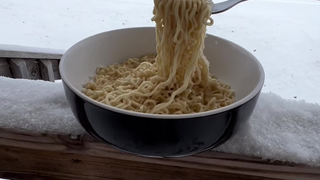 A Wintery Ghost Eats Ramen