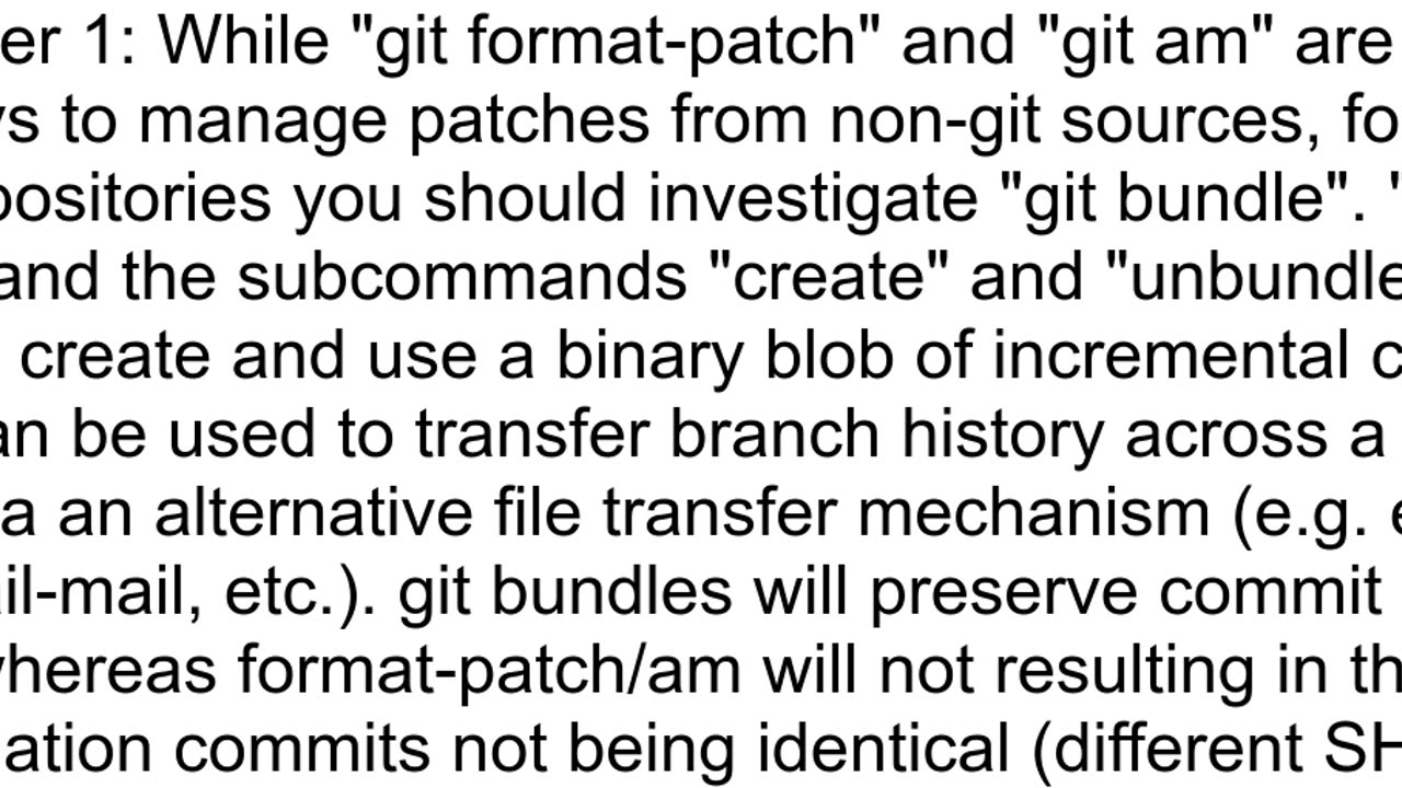 Git over Email