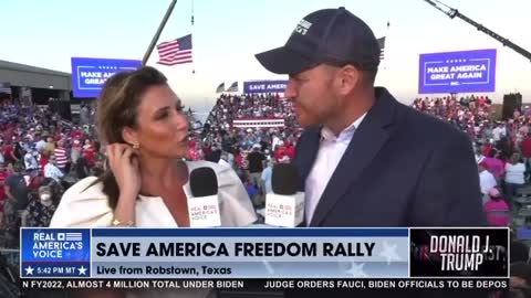 Alina Habba interview at Texas Rally 10-22-22