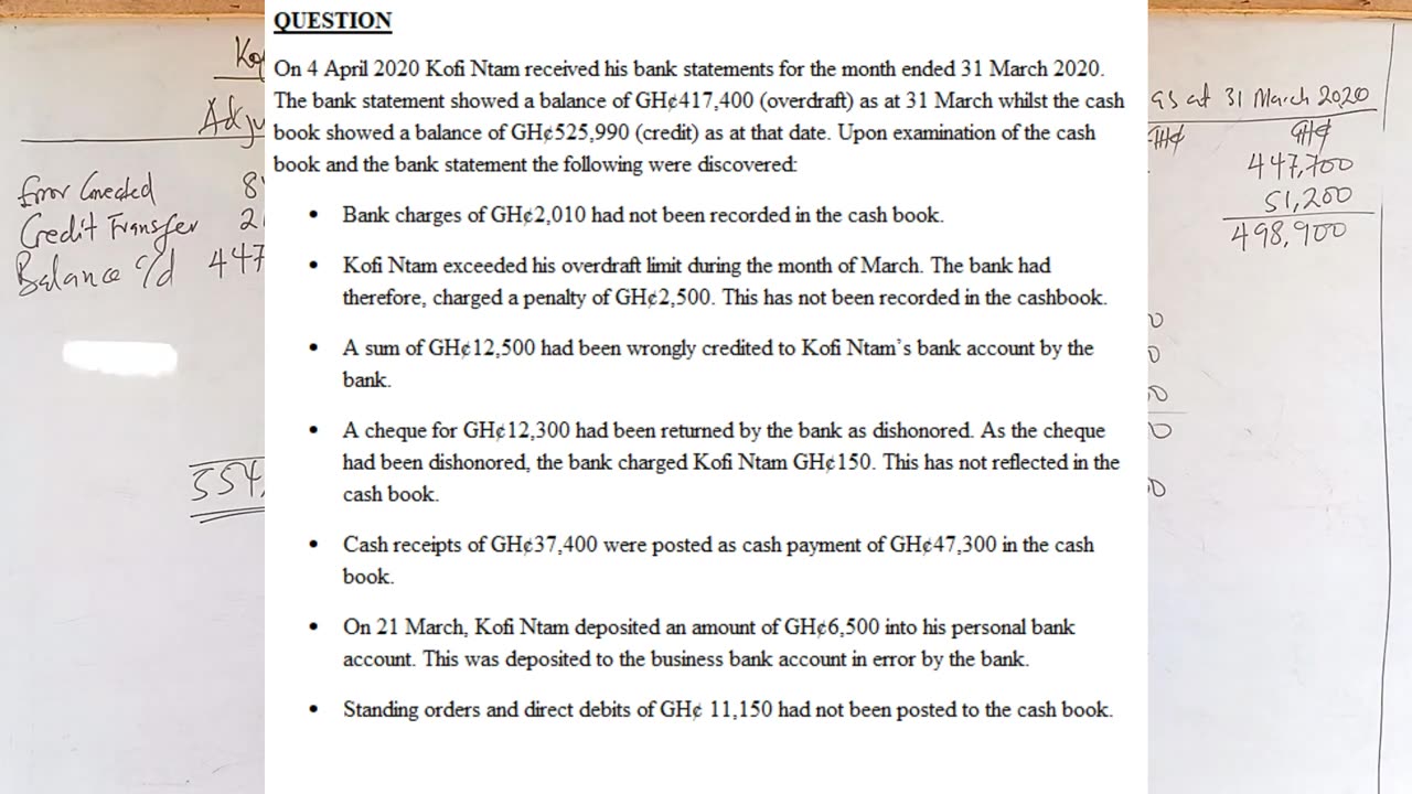 BANK RECONCILIATIONS (PART 4)