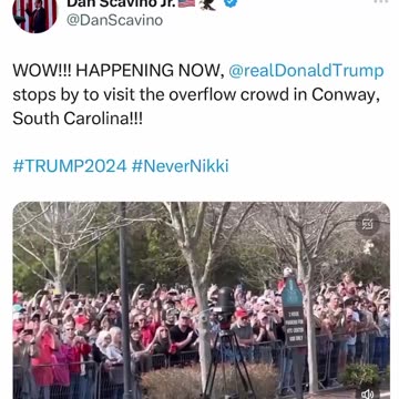 WOW!! Dan Scavino on X