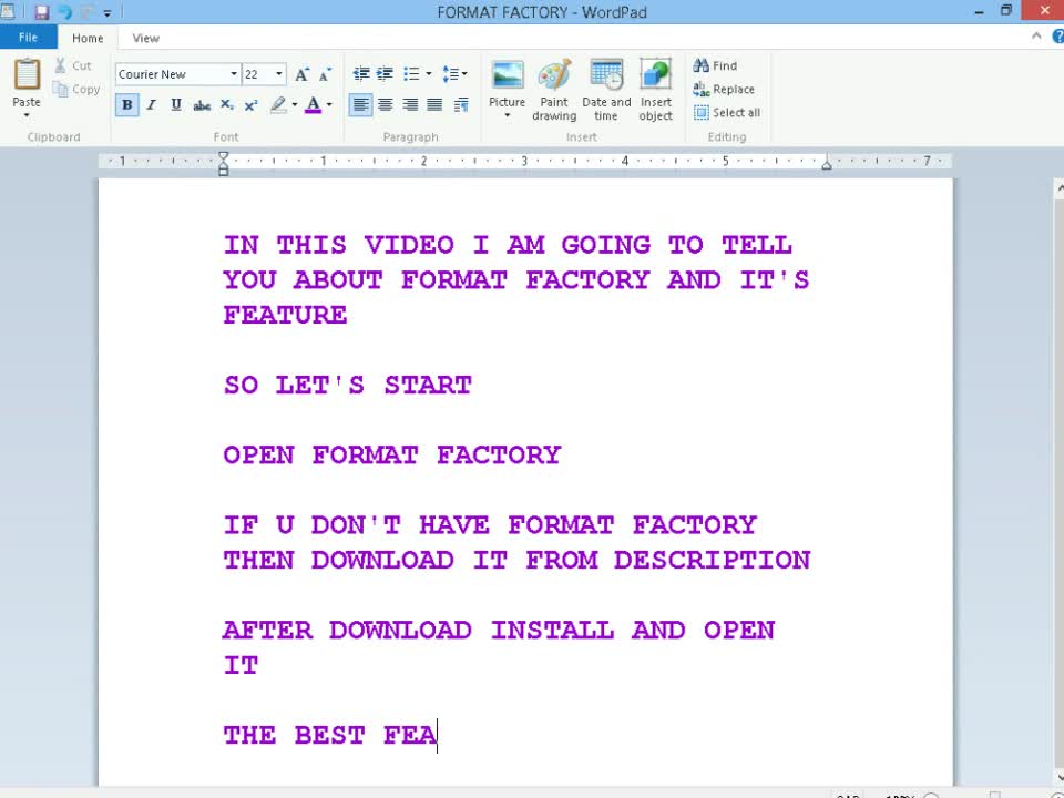 How to use Format Factory and It's Features