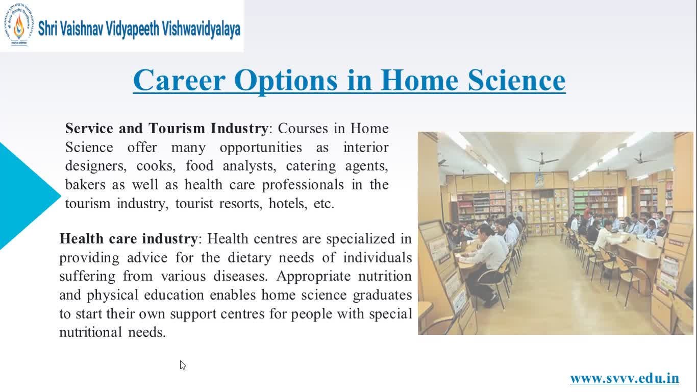 Brighten Your Career in Home Science Course - Join Shri Vaishnav