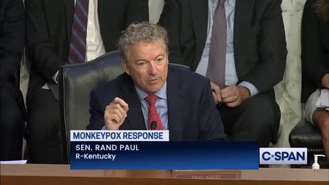 RAND PAUL who gets royalties from pharmaceutical companies