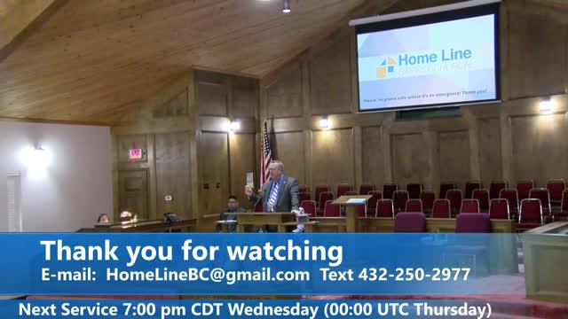 The Writing on the Wall (Dr. Chuck Harding)