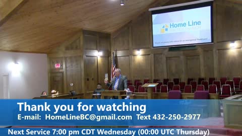 The Writing on the Wall (Dr. Chuck Harding)