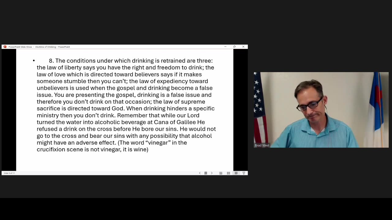1 Timothy 3:3, Part 3, Pastor Brad West