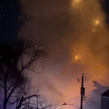DC Draino posted this house exploding!!!