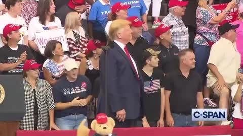 Open Border activists interrupt Trump Rally in Cincinnati