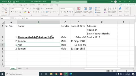 Microsoft Excel Expart Class No-1