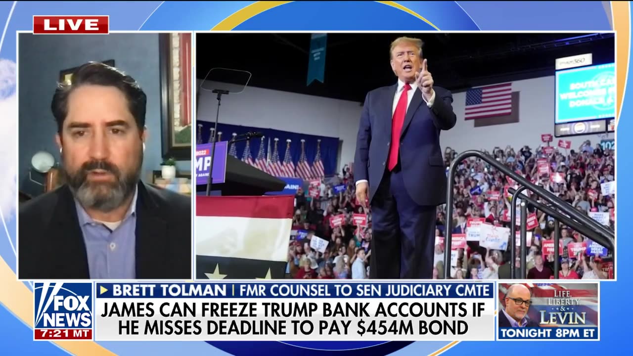 Ceasing Trumps Bank Accounts Tomorrow?? This is an unprecedented time.