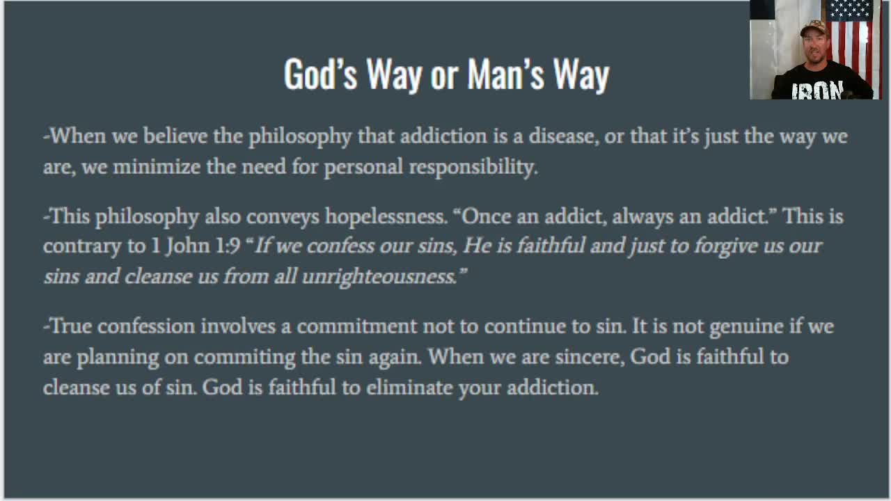 Is Addiction A Sin? NATM CH.1 L.2