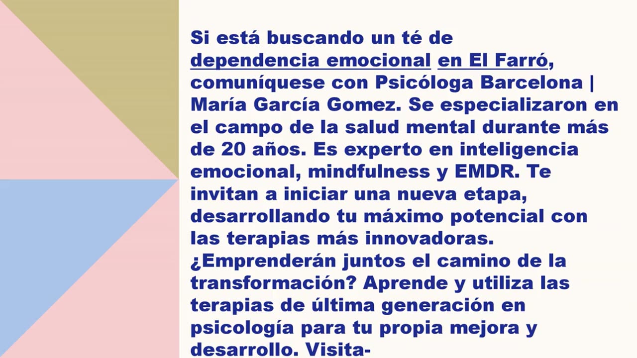 El mejor dependencia emocional en El Farró
